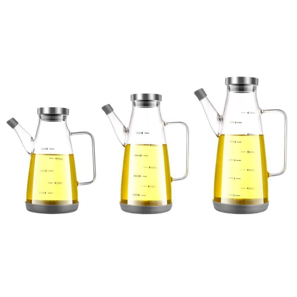 Food Storage Glass Containers Large - Botella dispensadora de aceite de calidad