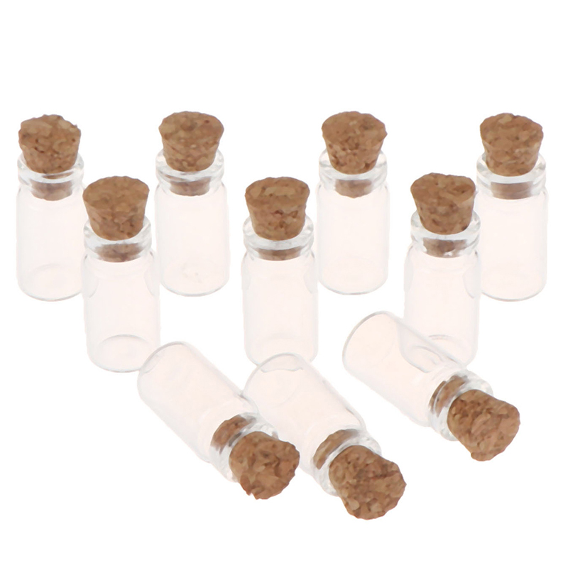 Food Storage Jars With Wooden Lids - 10 Piezas de Frascos de Vidrio