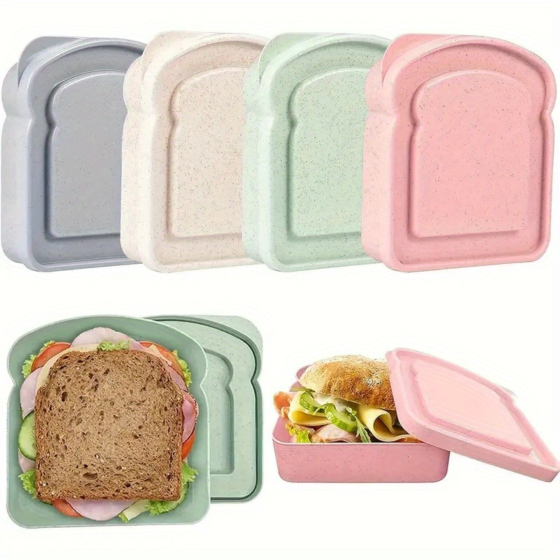 Food Storage Plastic Boxes - Cajas Bento de 1 ud., contenedores
