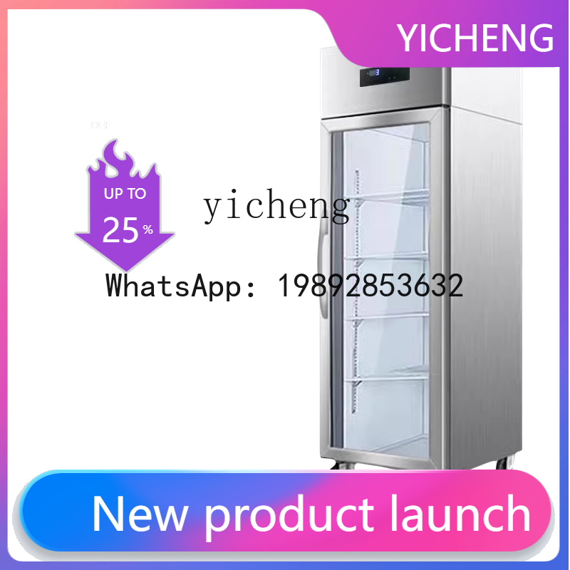 Food Storage In Cabinets - Vitrina Refrigerada Comercial de Una Puerta