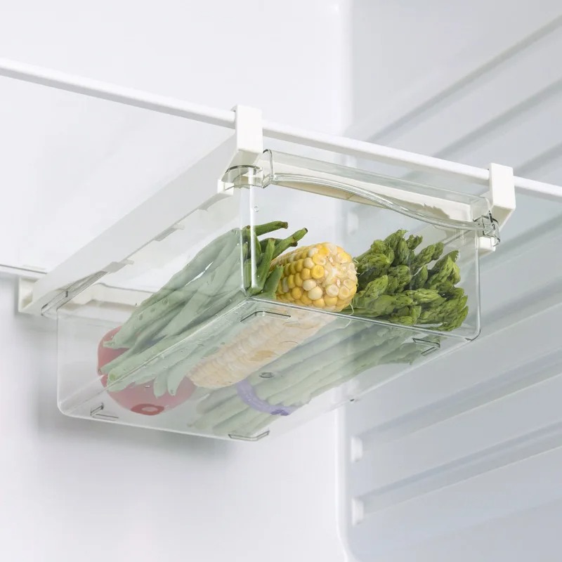 Food Storage Rack For Kitchen - Organizador de Frutas Transparente, Tipo Cajón,