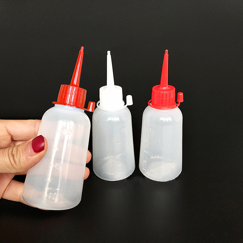 Condiment Squeeze Bottle - 1/3 piezas de botella aplicadora transparente