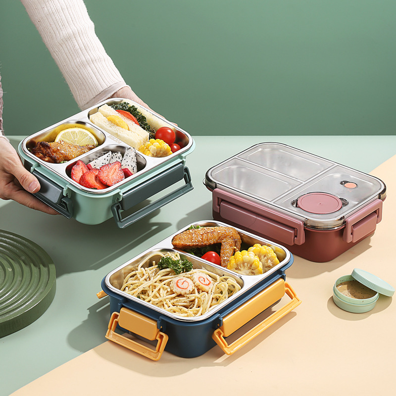 Food Storage Thermos - Loncheras de 2/3 Compartimentos para Niños