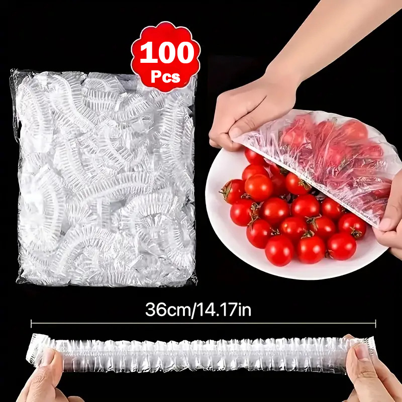 Food Storage And Safety - 100 Fundas Desechables para Recipientes de