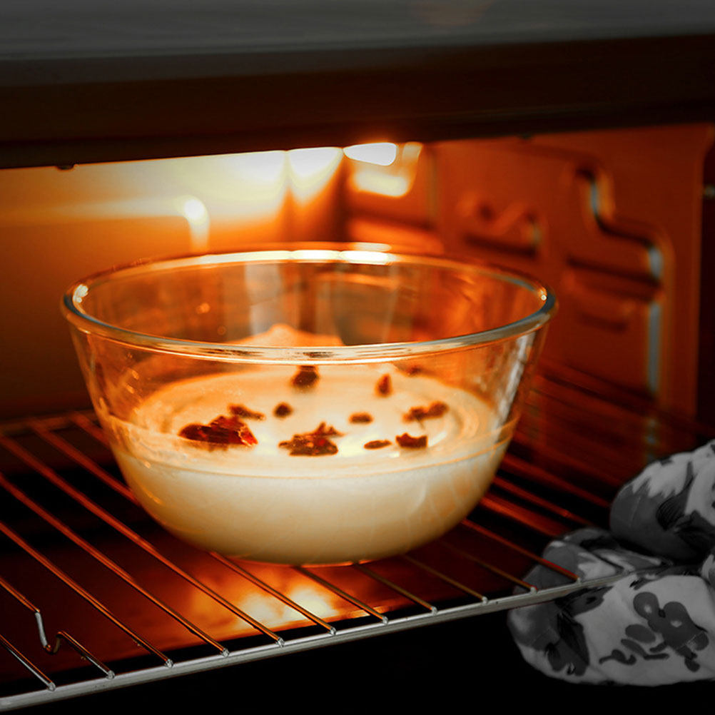Food Storage Home - 1 unidad: ensaladera de vidrio transparente