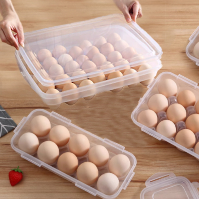 Food Storage Rack For Kitchen - Caja de almacenamiento de huevos de