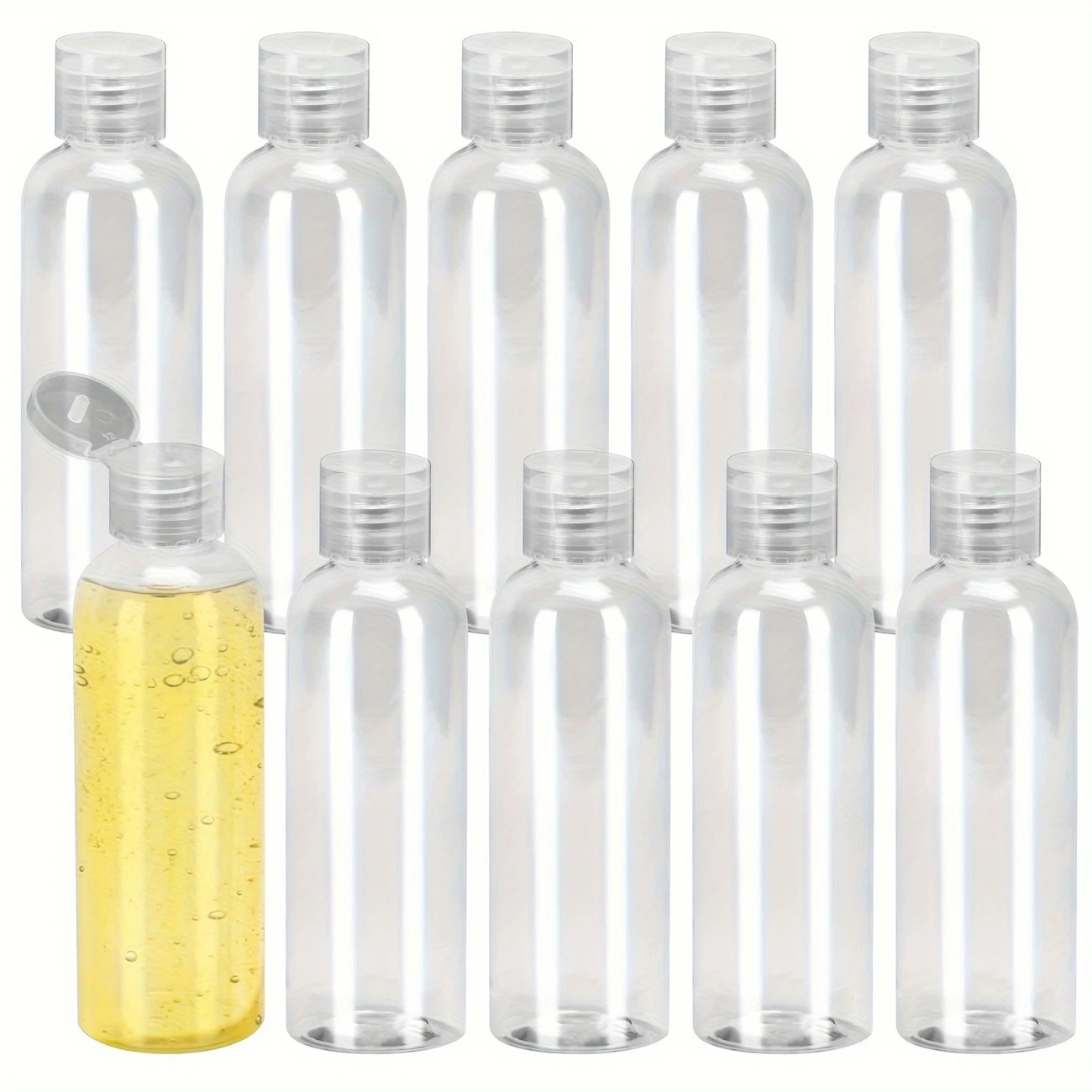Condiment Squeeze Bottle - Botellas de plástico para apretar, tapa