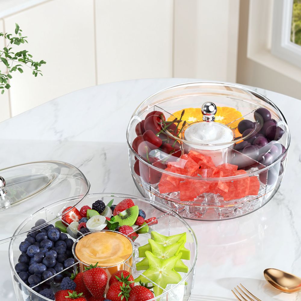 Food Storage Rack For Kitchen - Organizador giratorio para almacenar alimentos en