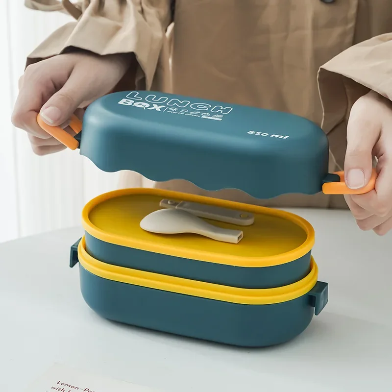 Food Storage Thermos - Fiambrera con compartimento de plástico de