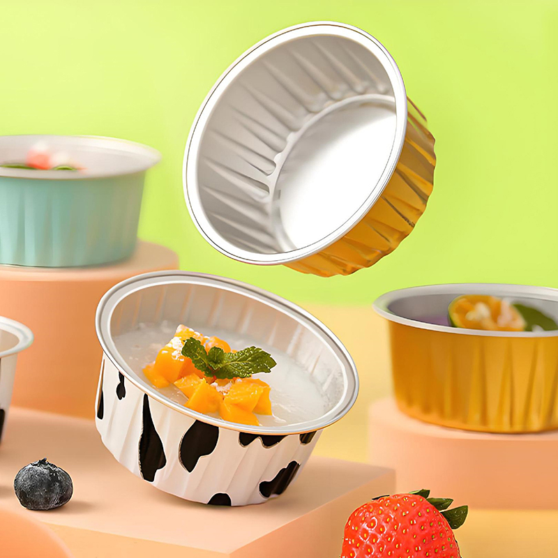 Food Storage With Lids - 10/20/30 Unidades de Moldes Redondos para