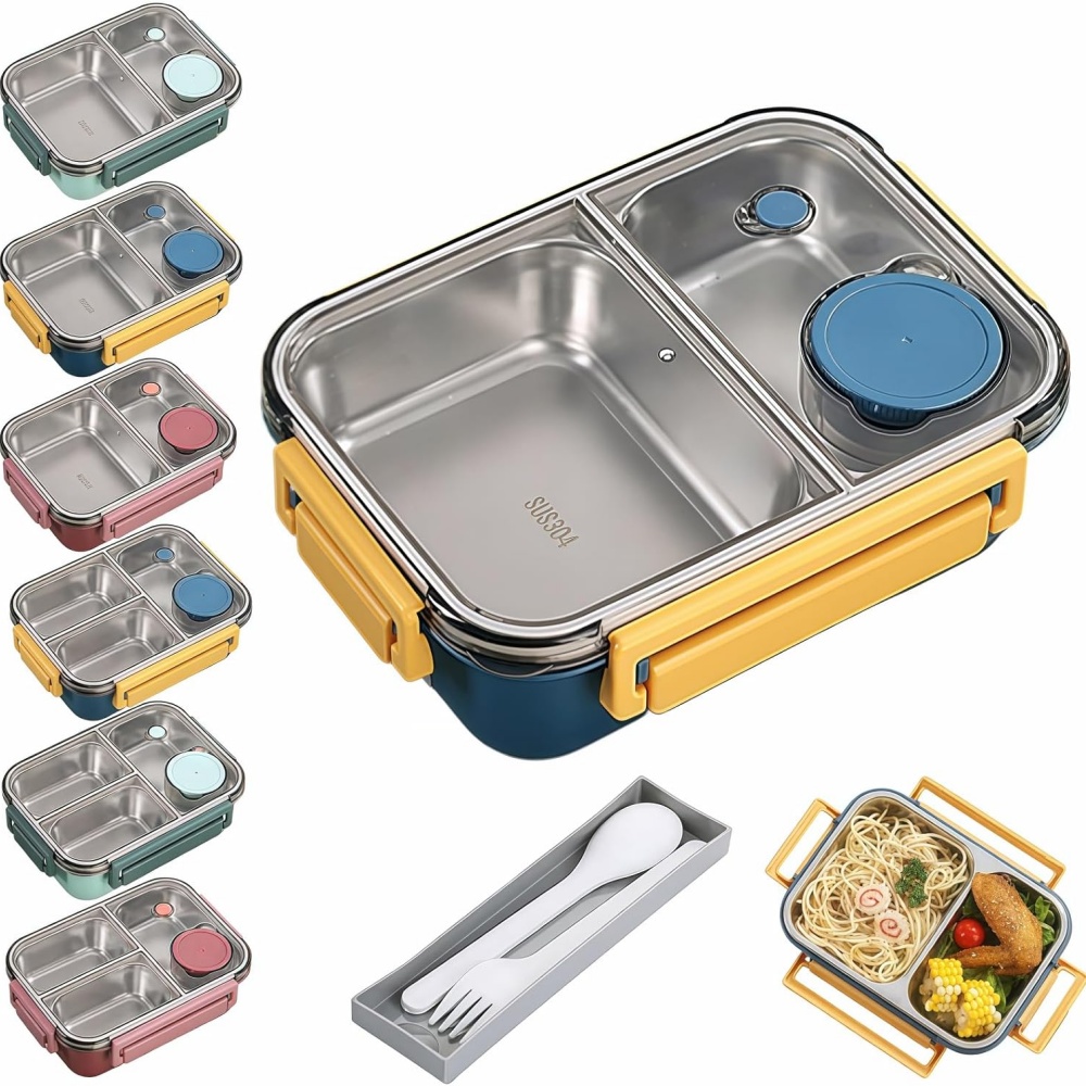 Food Storage Thermos - Fiambreras portátiles de 850ml para niños