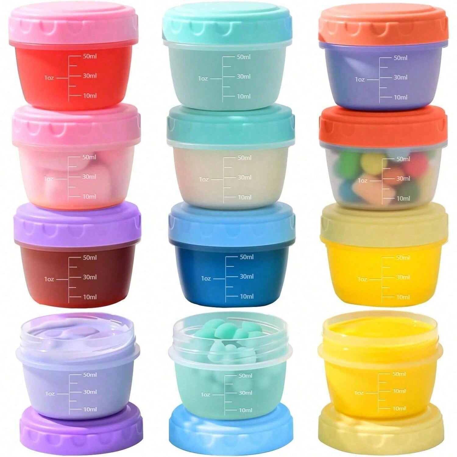 Food Storage Small - Paquete de 1-6 recipientes para aderezo