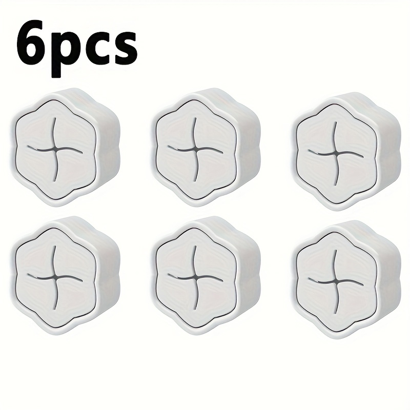 Food Storage Rack - 6 Ganchos Adhesivos para Toallas, Sin