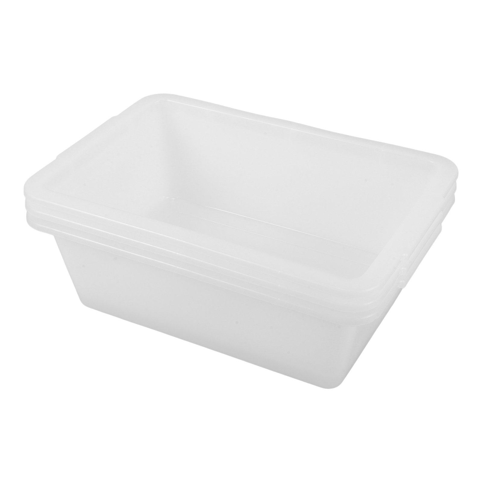 Food Storage Plastic Boxes - 3 unidades de contenedores de almacenamiento