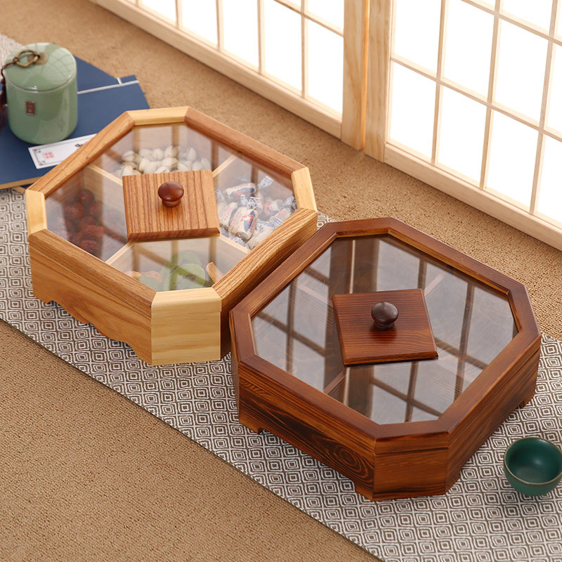 Food Storage Jars With Wooden Lids - Nueva caja de almacenamiento de galletas