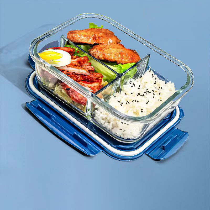Food Storage Glass Containers - Nuevo estilo fiambrera de vidrio 1050ml