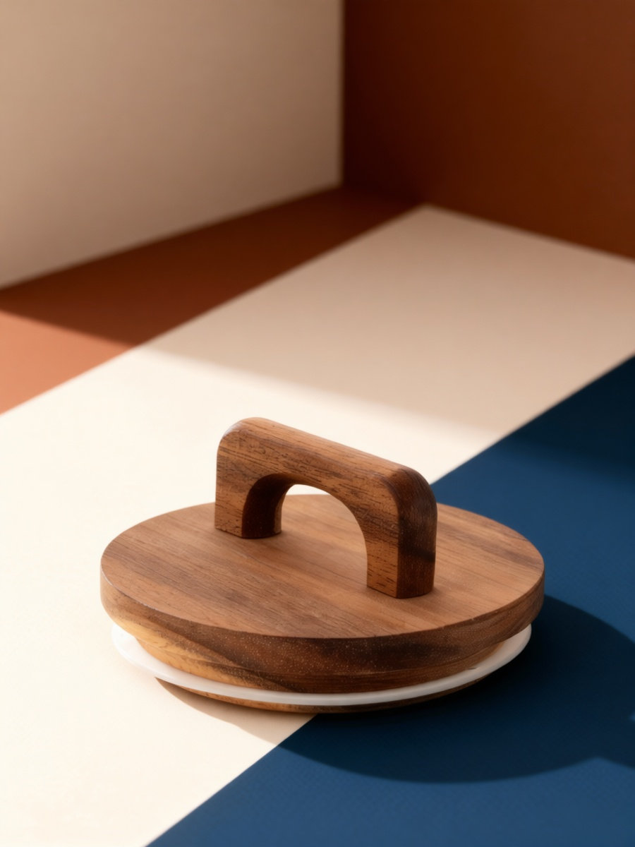 Food Storage Jars With Wooden Lids - 2 unidades de tapas de madera