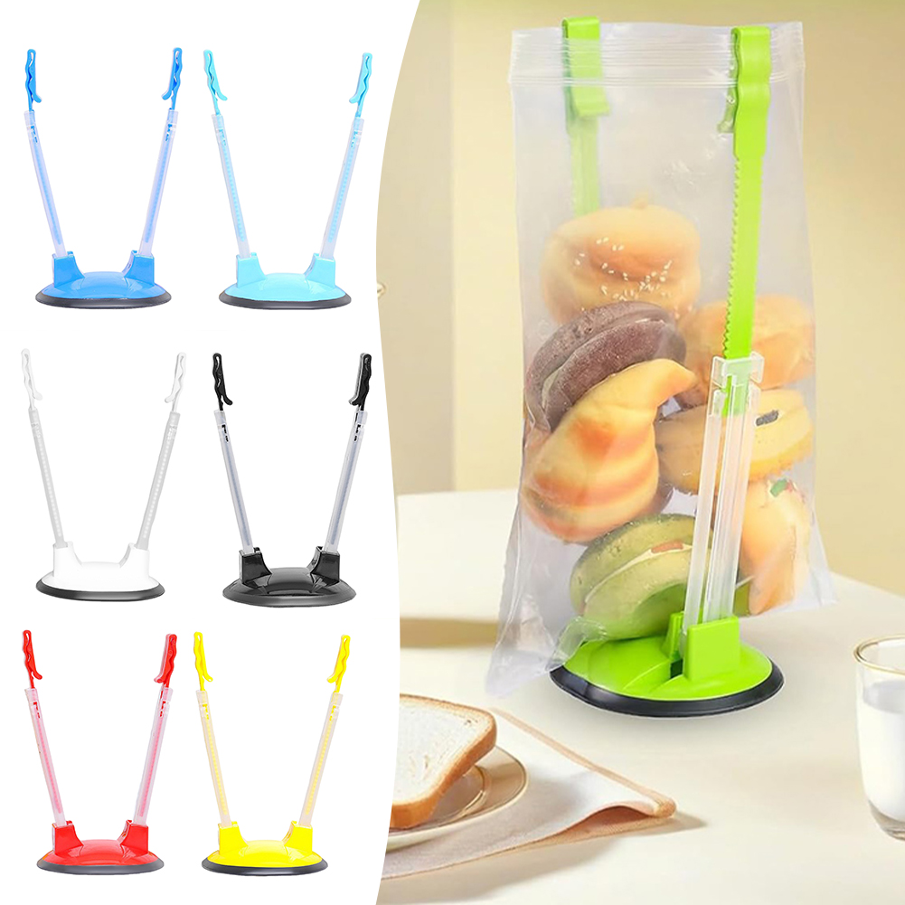 Food Storage Rack For Kitchen - Ajustables Soporte de bolsas para la