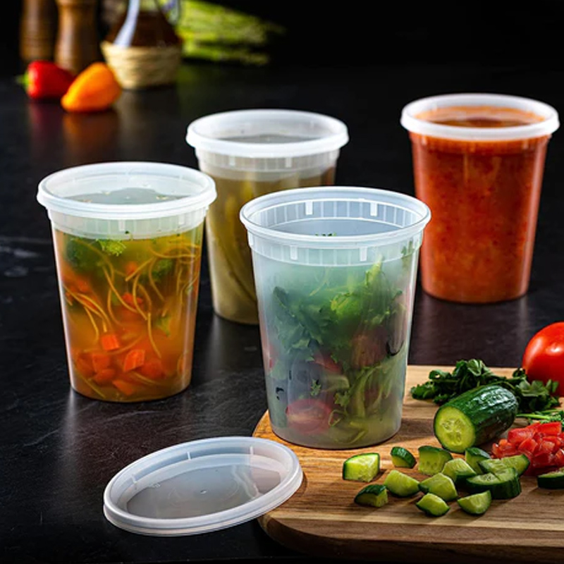 Food Storage With Lids - Contenedores de almacenamiento de alimentos con
