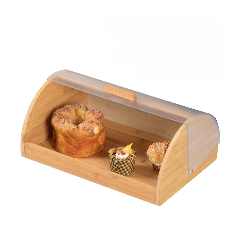 Caja de Pan de Bambú con Tapa  - Bread Box Bamboo reseña y precio