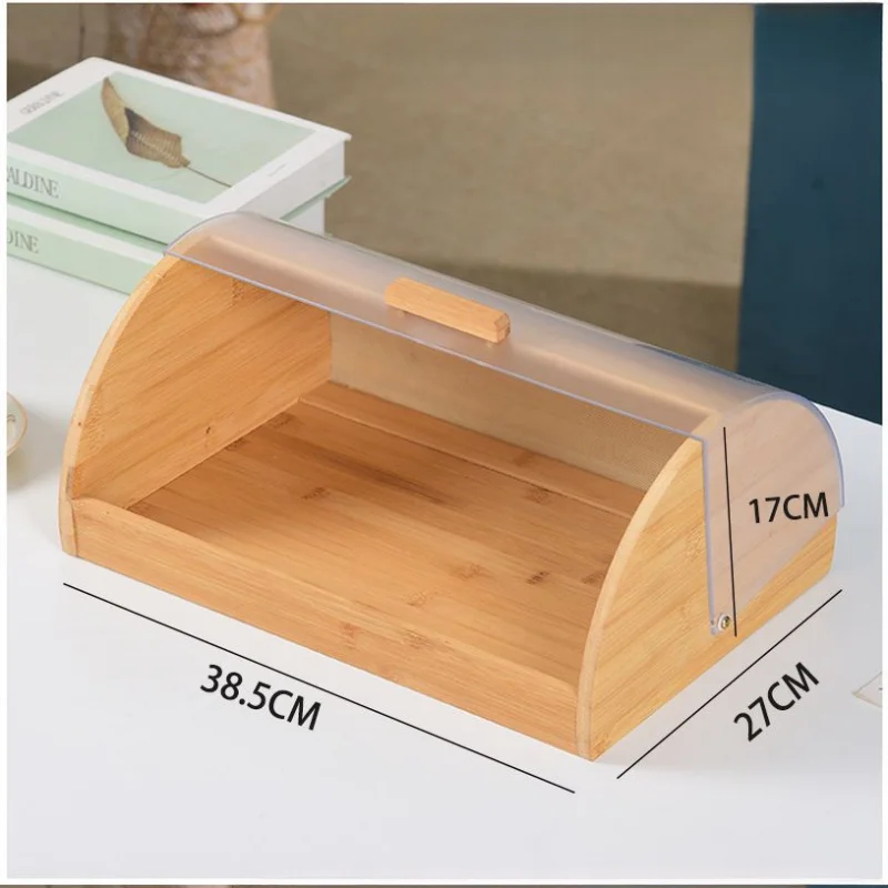 Caja de Pan de Bambú con Tapa  - Bread Box Bamboo reseña y precio