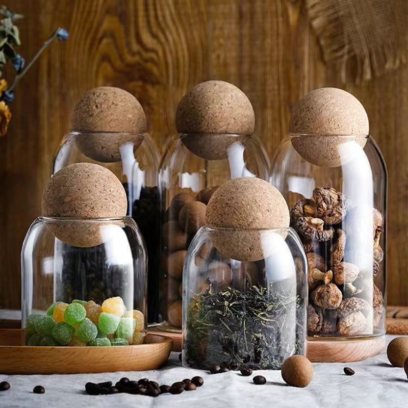 Tarros de almacenamiento de vi - Food Storage Glass Round reseña y precio
