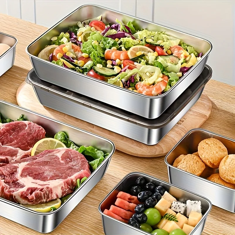 Juego de 5 Recipientes de Acer - Food Storage Home reseña y precio