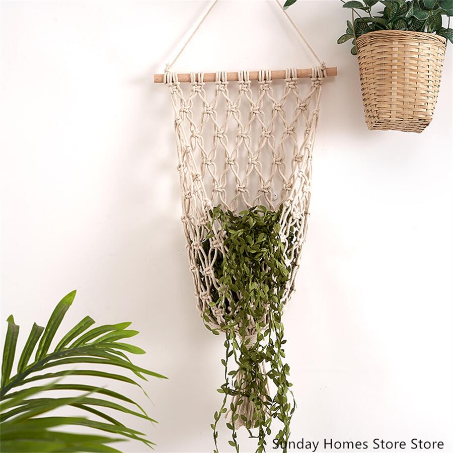 Cesta de macramé para almacena - Food Storage In Cabinets reseña y precio