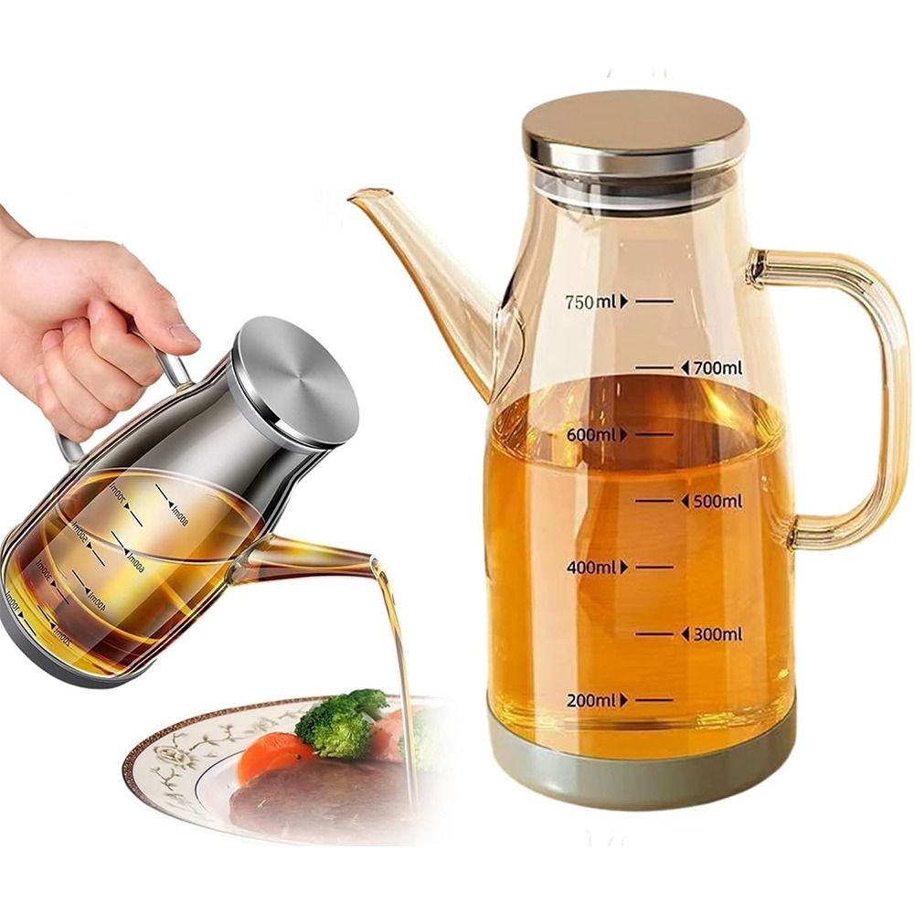 Botella dispensadora de aceite - Food Storage Glass Containers Large reseña y precio