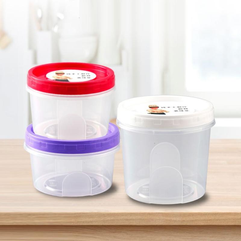 Juego de 4 Recipientes Redondo - Food Storage Glass Round reseña y precio