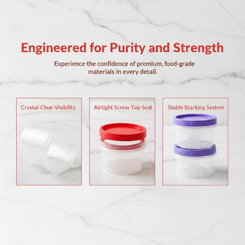 4 piezas de recipientes redond - Food Storage Glass Round reseña y precio