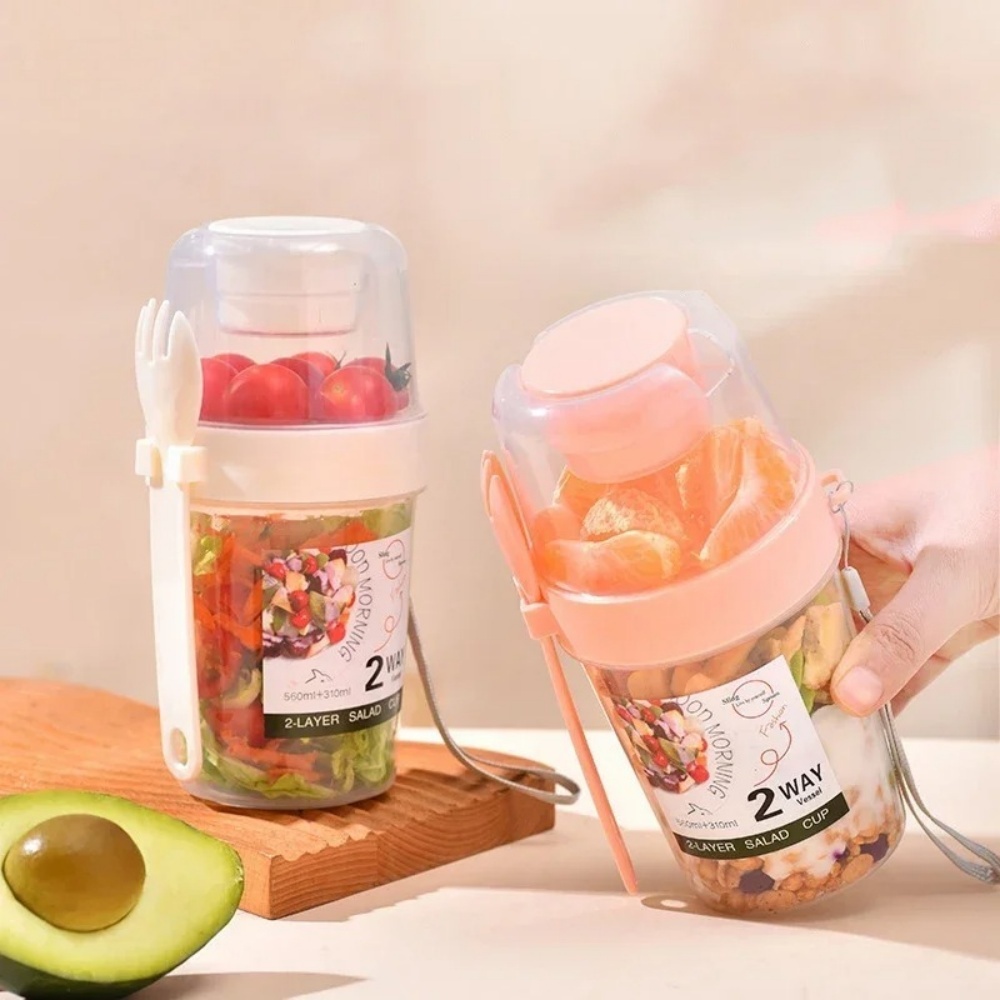 Taza de ensalada portátil, taz - Food Storage Thermos reseña y precio