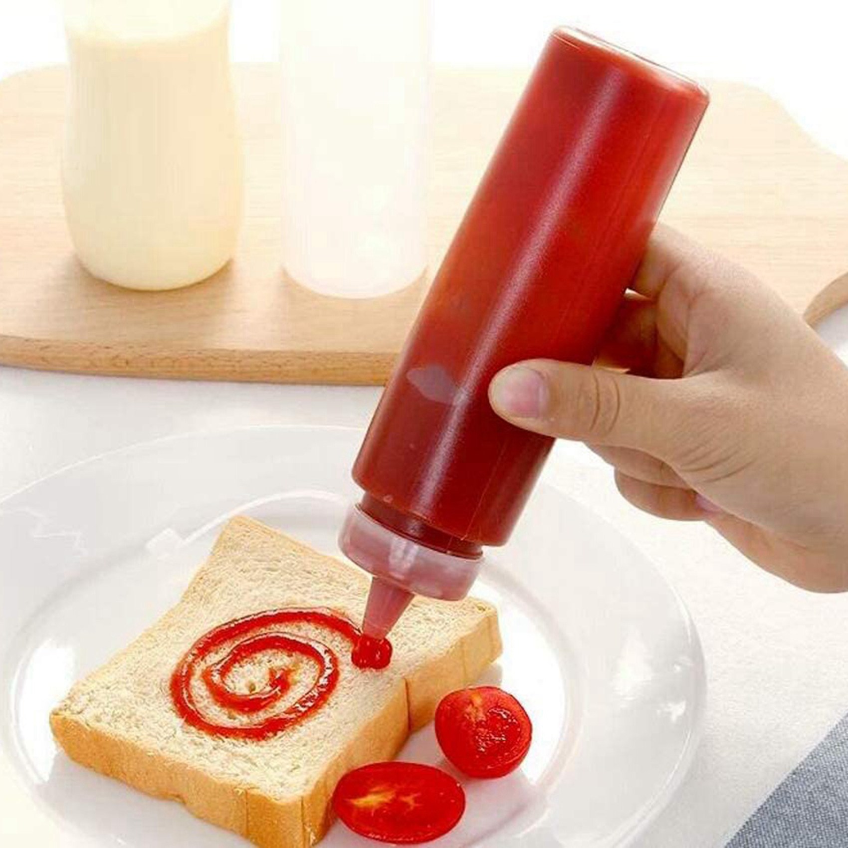 ABGE-24: paquete de 8 botellas - Condiment Squeeze Bottle reseña y precio