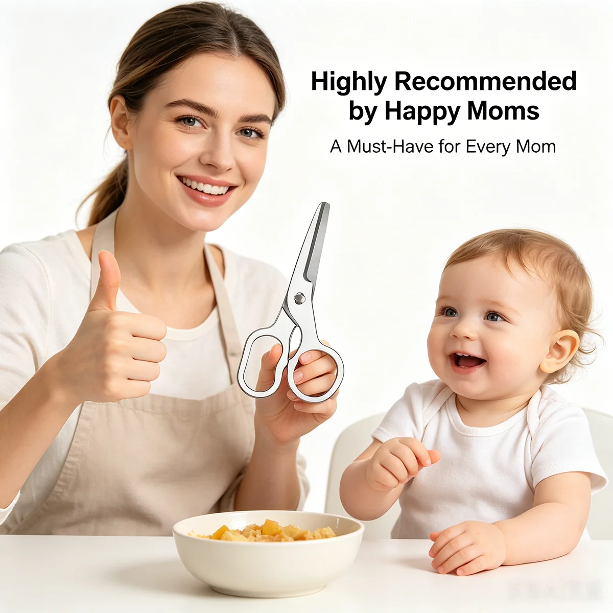 Tijeras para Comida de Bebé co - Food Storage And Safety reseña y precio