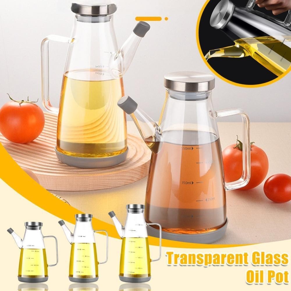 Botella dispensadora de aceite - Food Storage Glass Containers Large reseña y precio