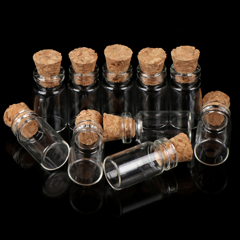 10 Piezas de Frascos de Vidrio - Food Storage Jars With Wooden Lids reseña y precio