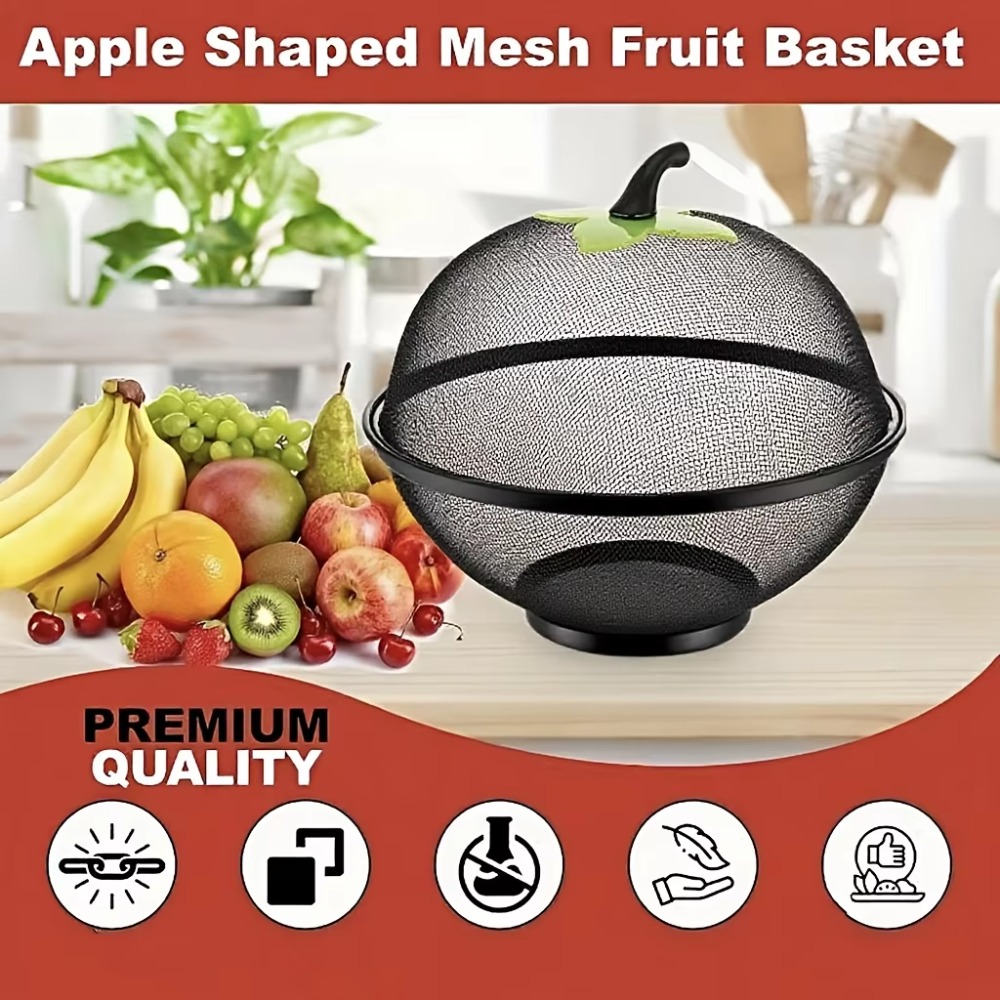 Cesta de frutas de metal con c - Food Storage Rack For Kitchen reseña y precio