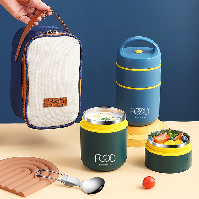 Fiambrera aislante de acero in - Food Storage Thermos reseña y precio
