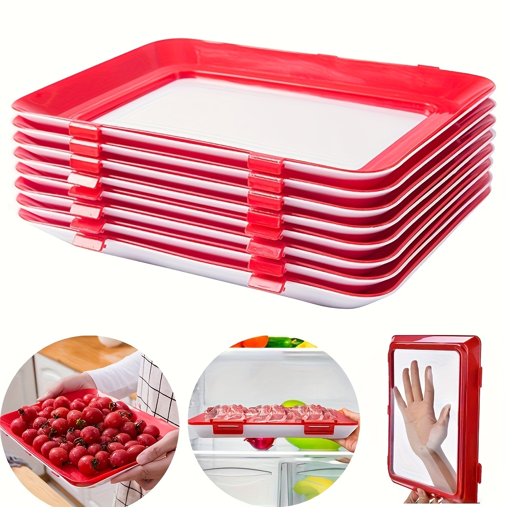 Bandeja reutilizable y apilabl - Food Storage And Safety reseña y precio