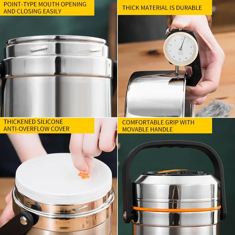 Fiambrera térmica al vacío de  - Food Storage Thermos reseña y precio