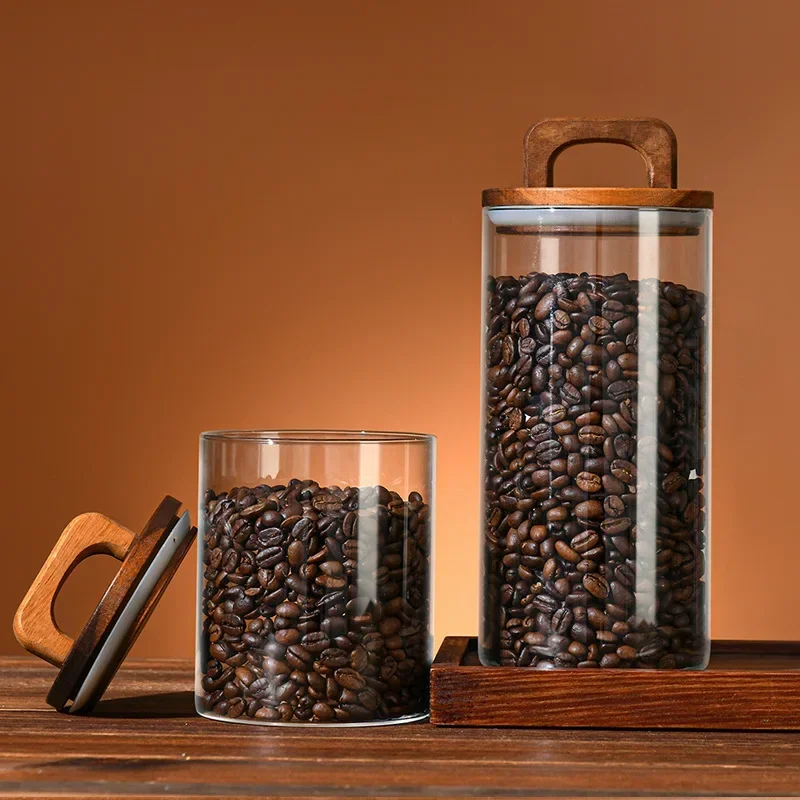 Tarro de vidrio con tapa de ma - Food Storage Glass Containers Large reseña y precio