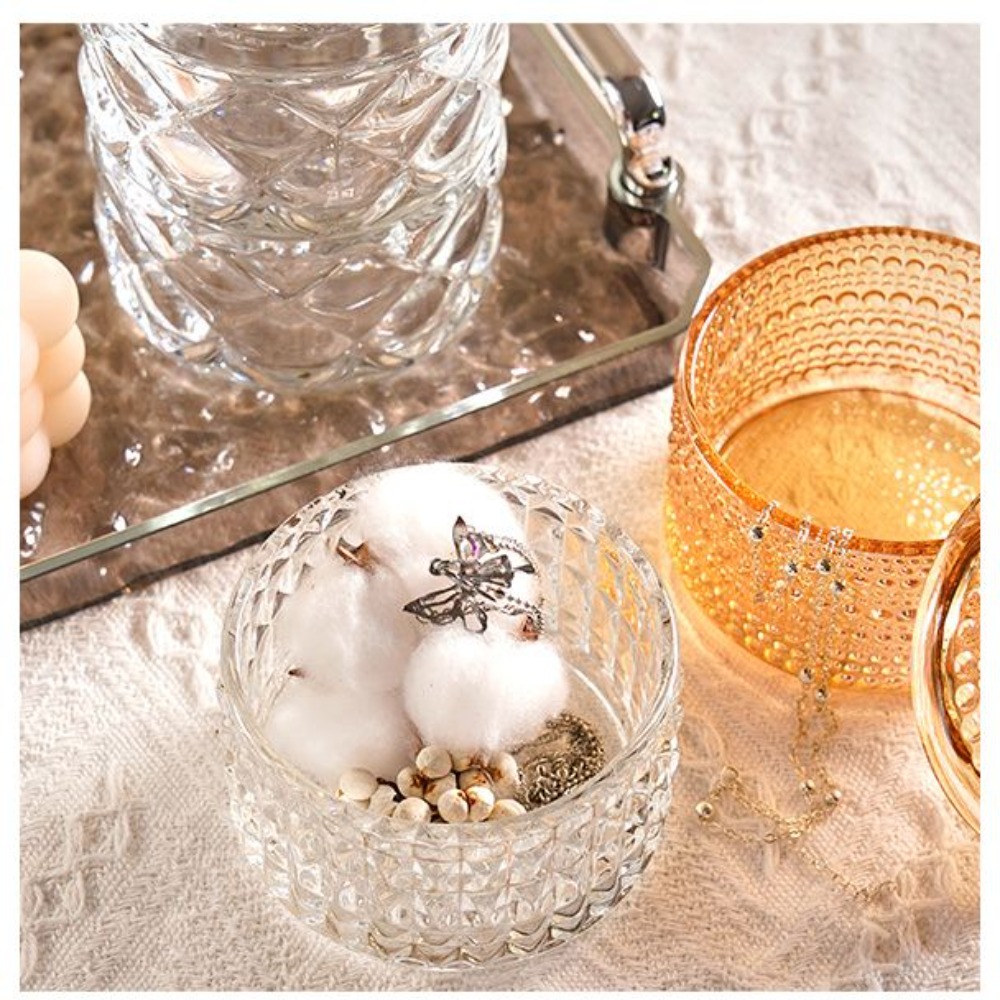 Tarro de dulces de cristal de  - Food Storage Glass Round reseña y precio