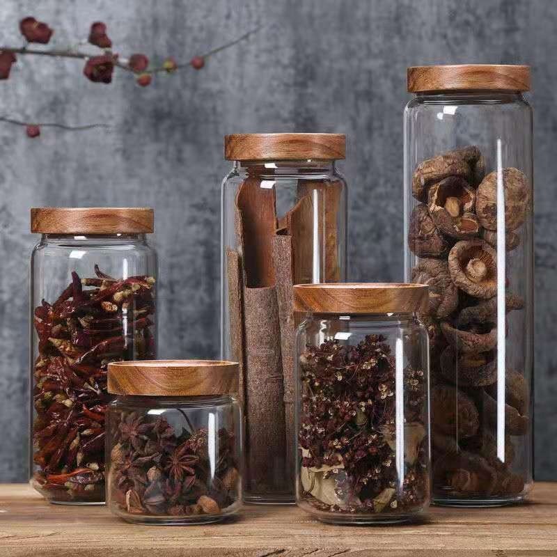Tarro de tubo de vidrio redond - Food Storage Glass Round reseña y precio