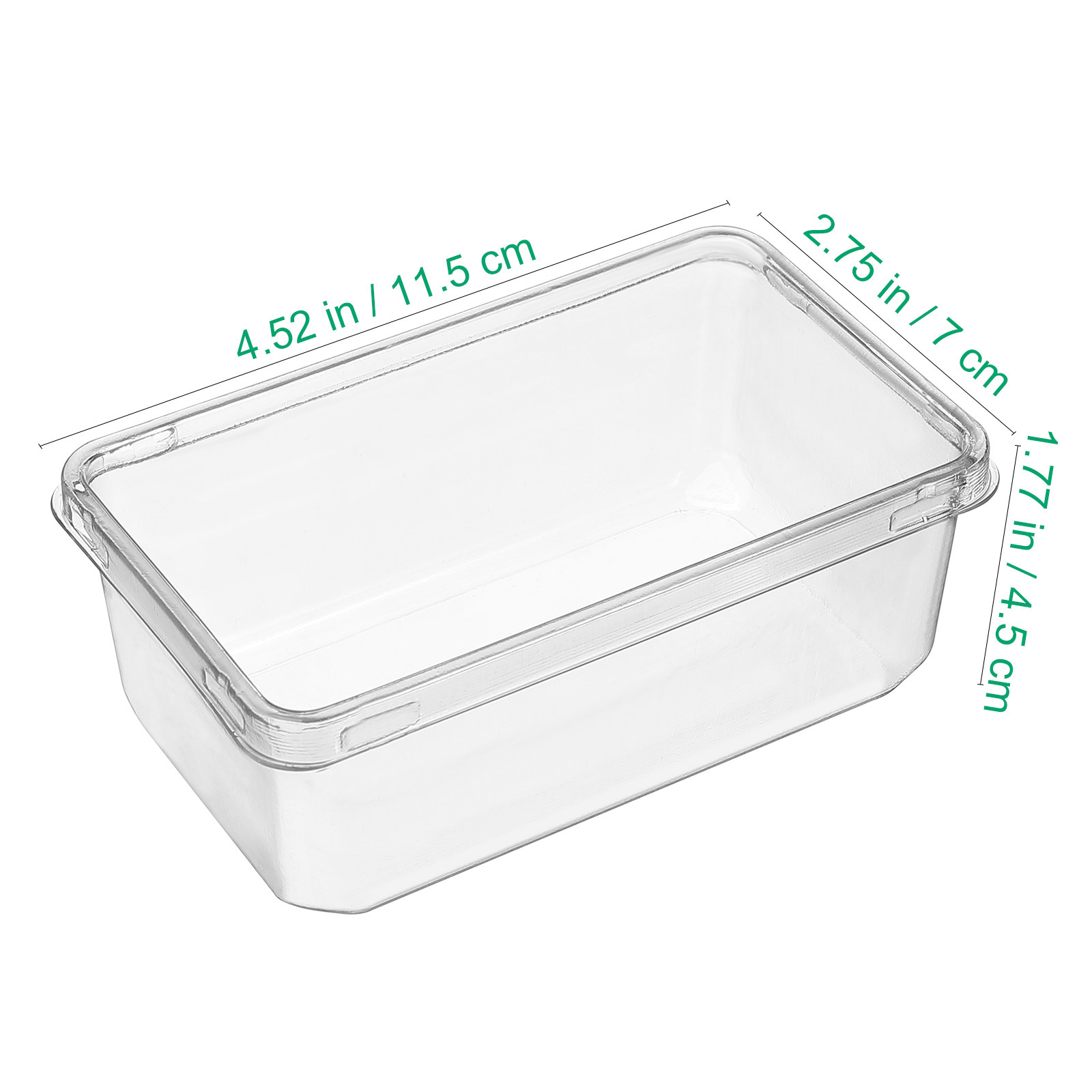 10 unidades de cajas transpare - Food Storage And Safety reseña y precio