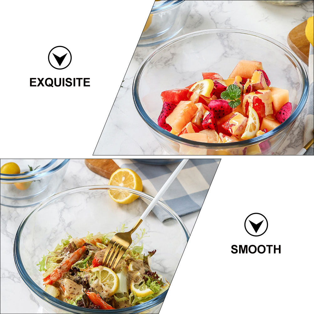 1 unidad: ensaladera de vidrio - Food Storage Home reseña y precio