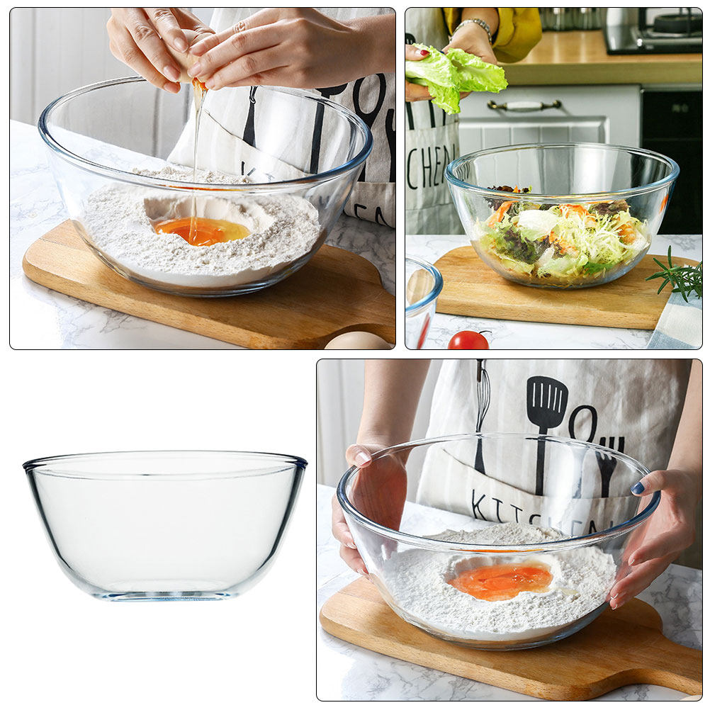 1 unidad: ensaladera de vidrio - Food Storage Home reseña y precio