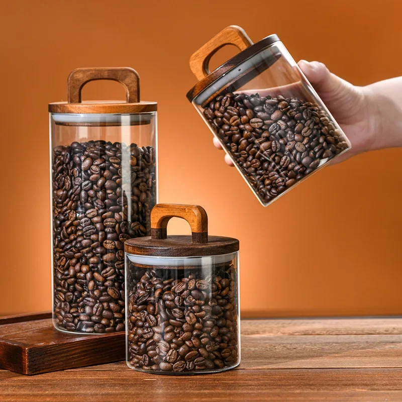 Tarro de vidrio con tapa de ma - Food Storage Glass Containers Large reseña y precio