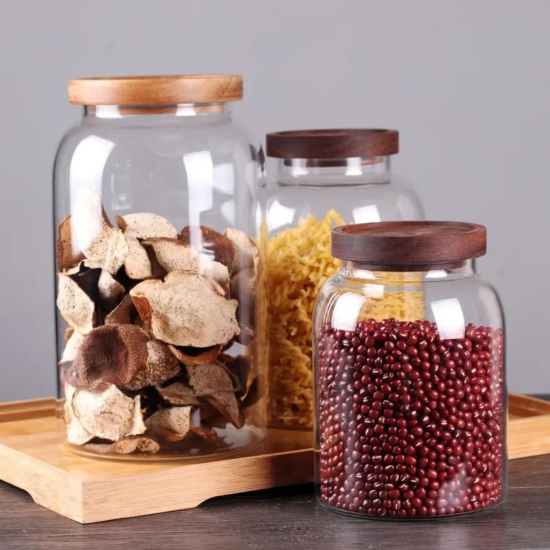 Tarro de almacenamiento de ali - Food Storage Glass Containers Large reseña y precio