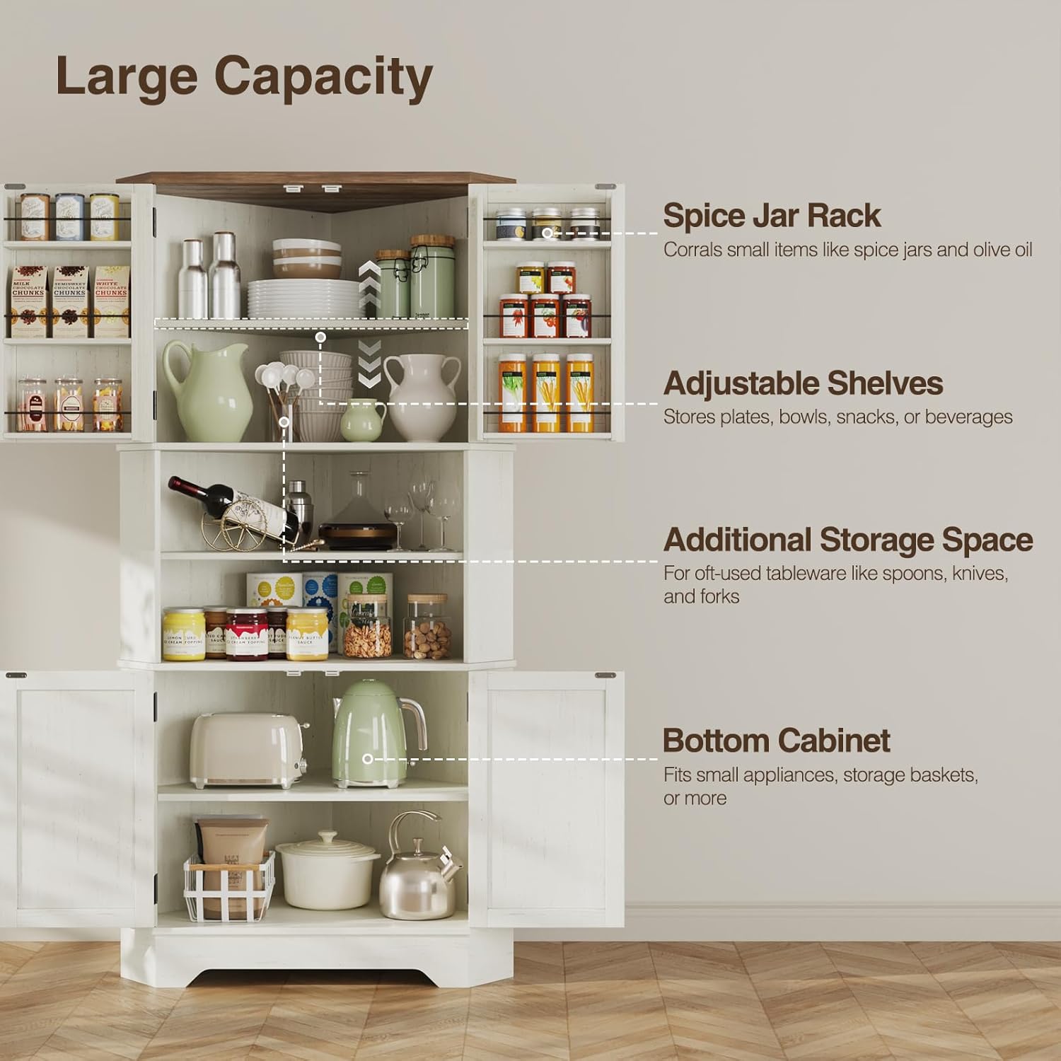 # Gabinete Esquinero, Armario  - Food Storage In Cabinets reseña y precio