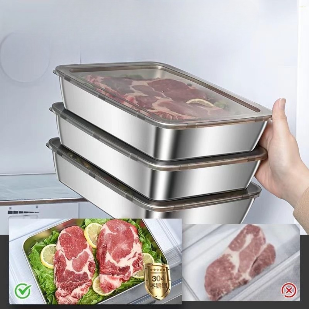 Bandeja de Servicio de Acero I - Food Storage With Lids reseña y precio